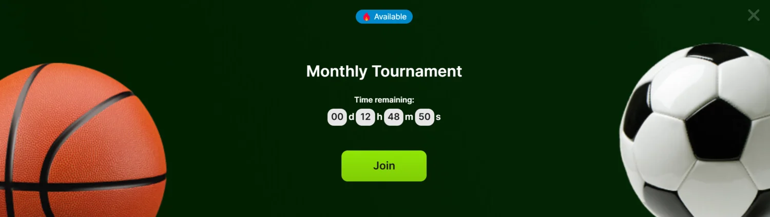 Jeevybet Casino Monthly Tournament